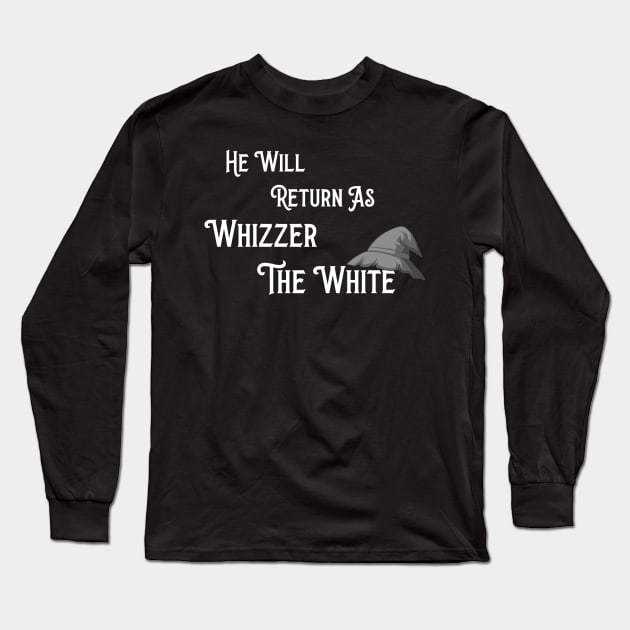 Musicals with Cheese - Whizzer the White Long Sleeve T-Shirt by Musicals With Cheese